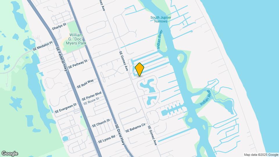 10420 SE Jupiter Narrows Dr Map and Location Details