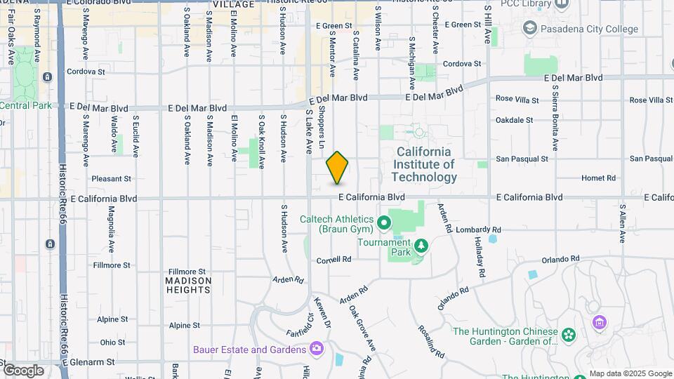 961 E California Blvd Map and Location Details