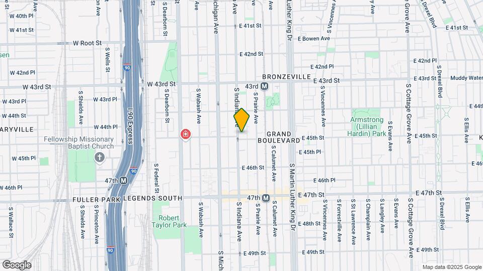 4451 S Indiana Ave Map and Location Details