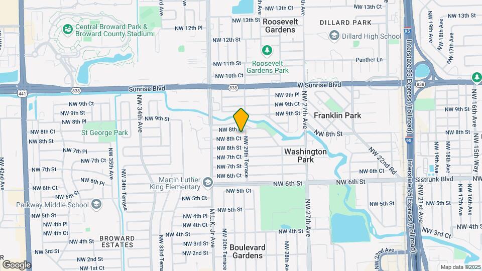 2935 NW 8th Ct Map and Location Details