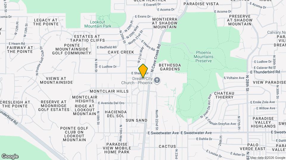 2125 E Voltaire Ave Map and Location Details