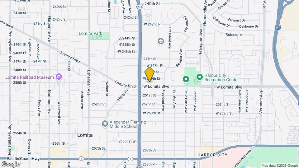 1631 Lomita Blvd Mapa y Detalles de la Ubicación