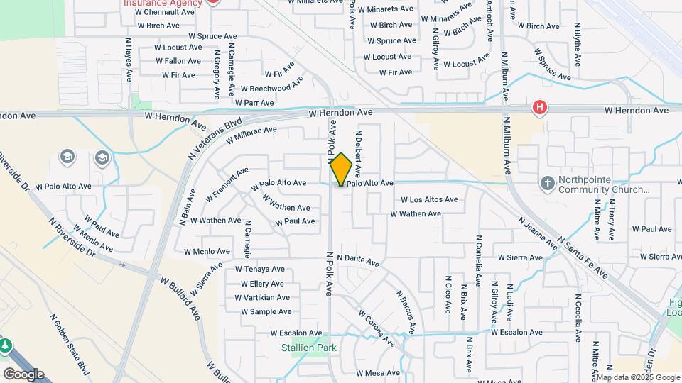 5444 W Los Altos Ave Map and Location Details