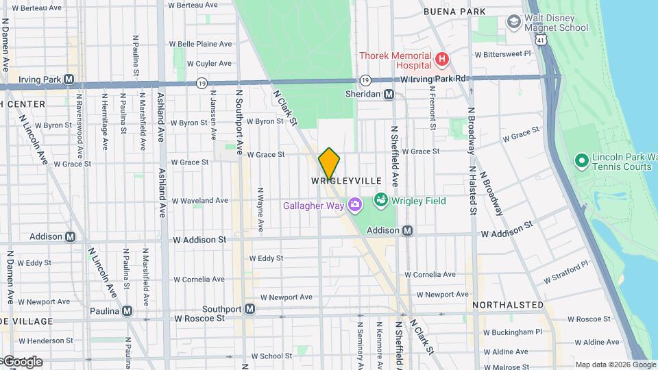 3726 N Clark St Map and Location Details