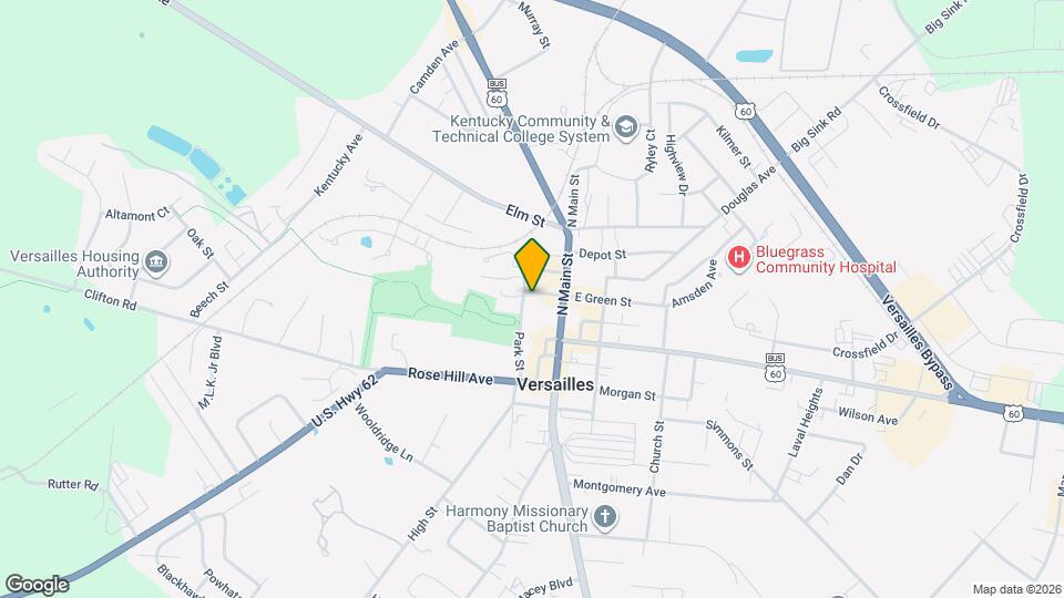 114 W Green St Map and Location Details