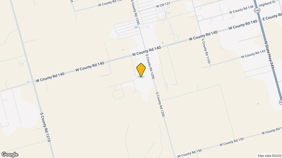 5707 S County Rd 1202 Map and Location Details