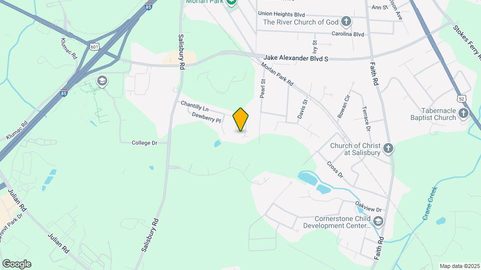 2103 Chantilly Ln Map and Location Details