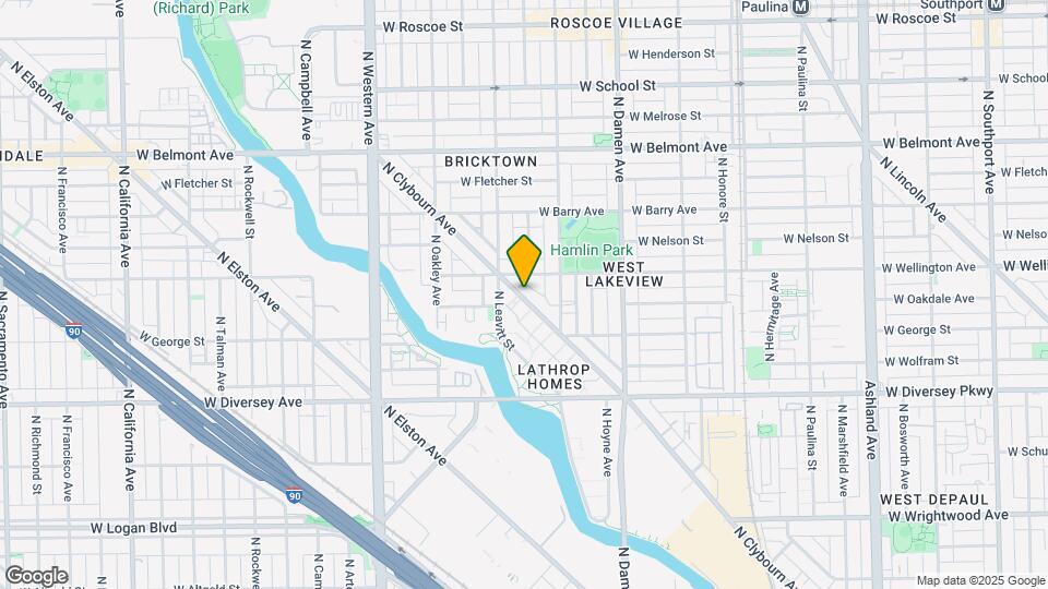 2951 N Clybourn Ave Map and Location Details