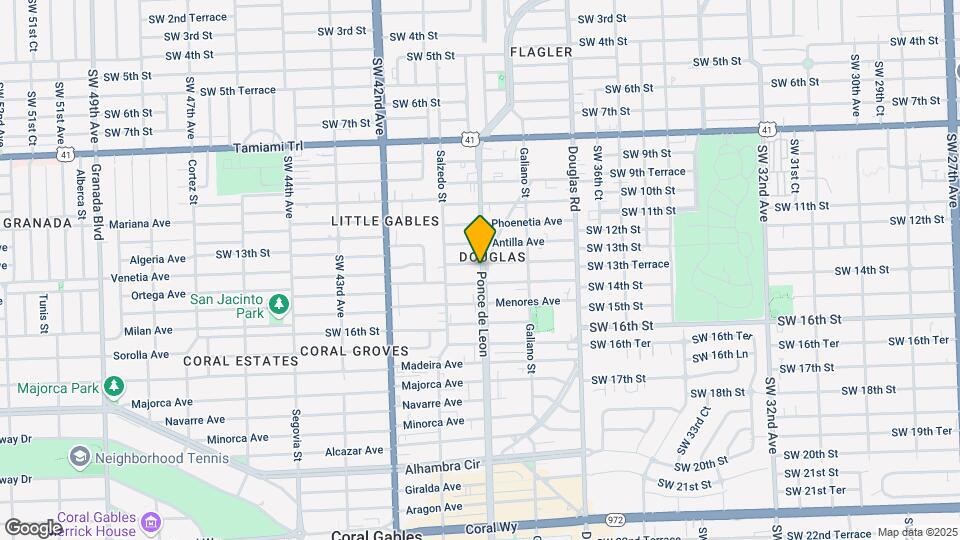1300 Ponce de Leon Map and Location Details