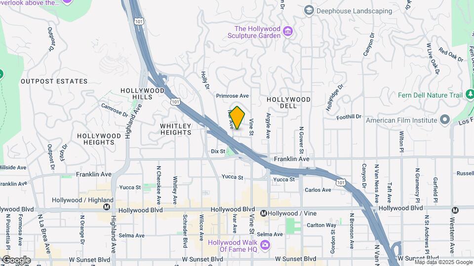 2000 Ivar Ave Map and Location Details