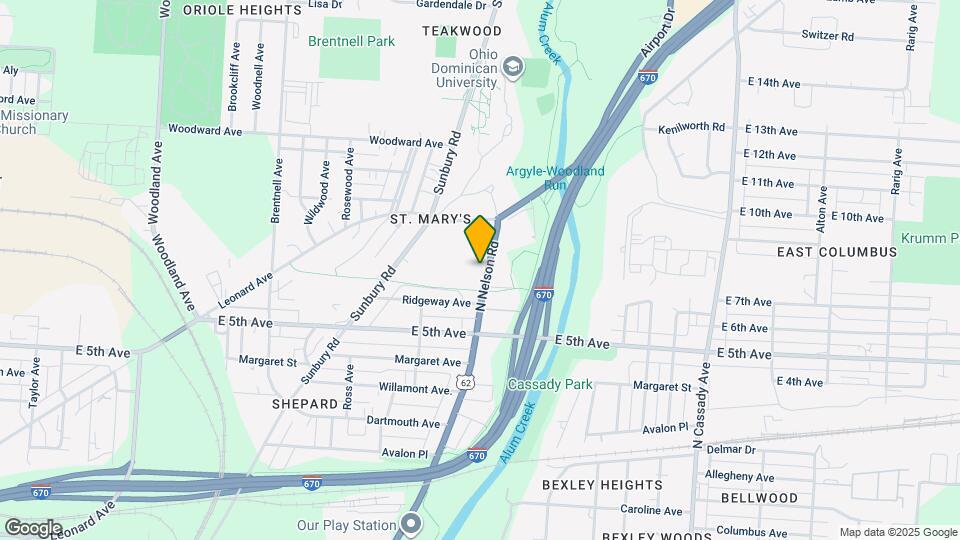 929 N Nelson Rd Map and Location Details