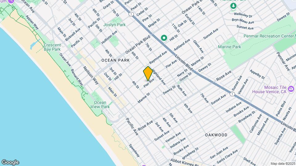 517 Pier Ave, Unit #2 Mapa y Detalles de la Ubicación