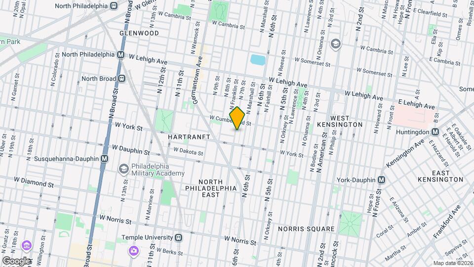 2423 N 7th St Map and Location Details