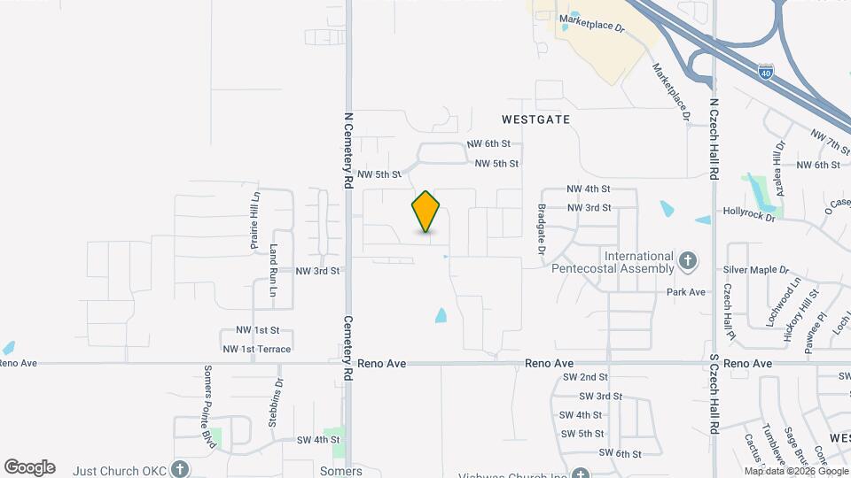 401 Irish Ln Map and Location Details