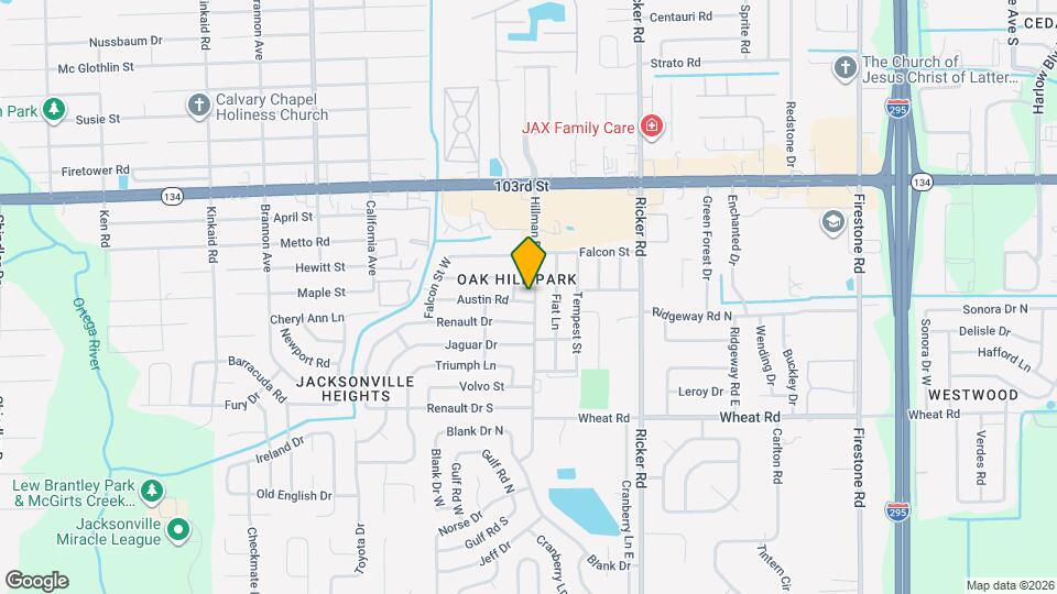 5664 Hillman Dr Mapa y Detalles de la Ubicación