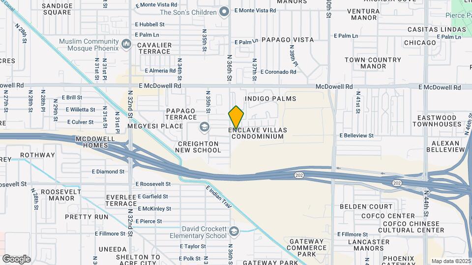 1225 N 36th St Map and Location Details