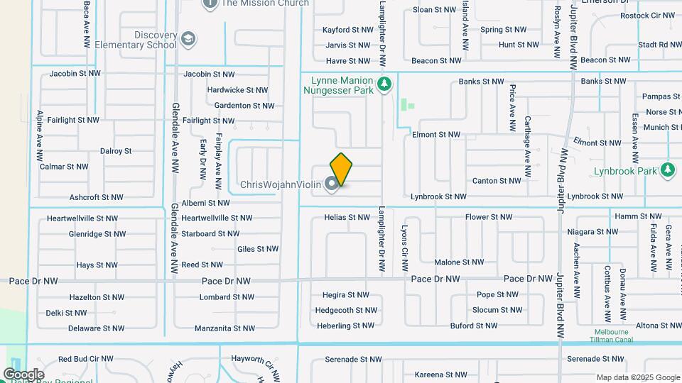 1245 Giralda Cir NW Map and Location Details