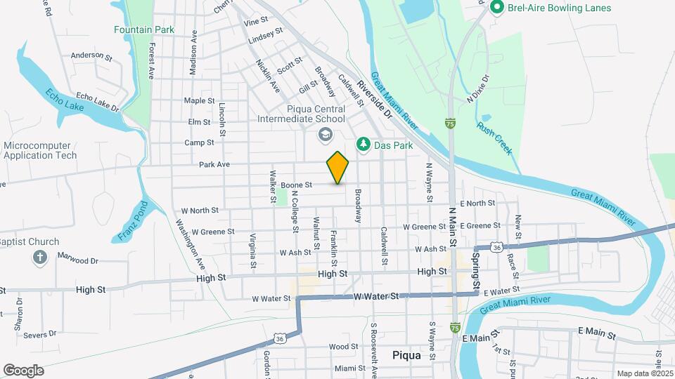 534 1/2 Boone St Map and Location Details