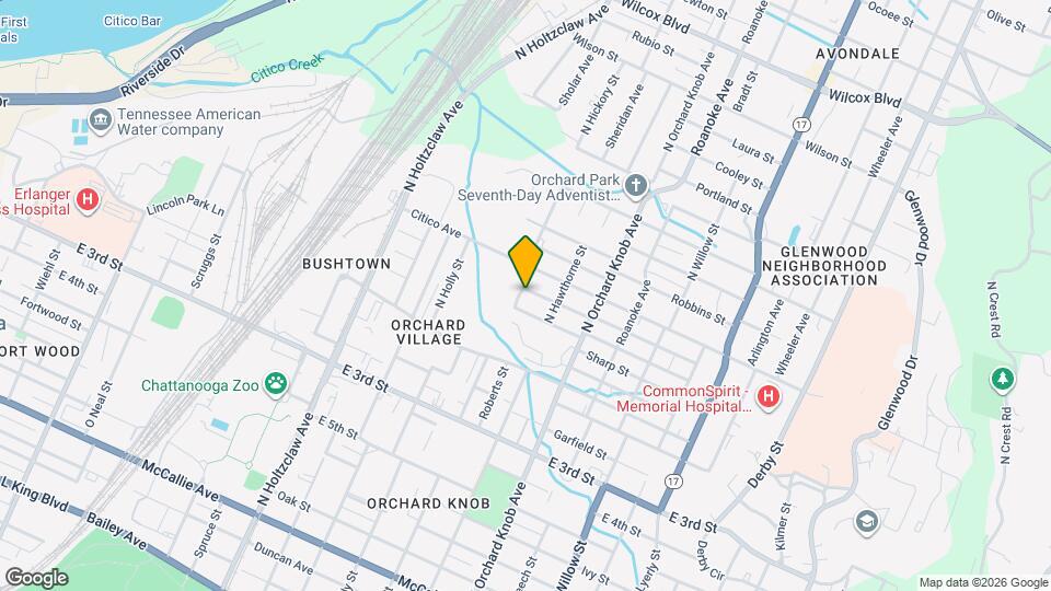 1700 Walker Ave Map and Location Details