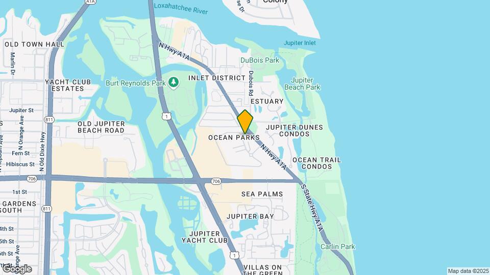 Ocean Parks Condominium Map and Location Details