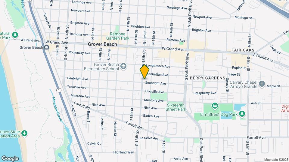 491 S 13th St Map and Location Details