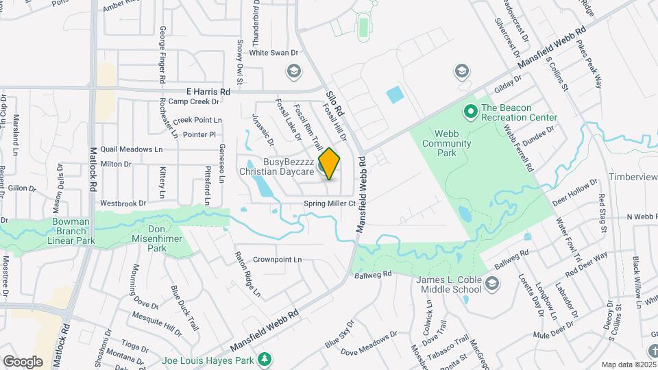 7505 Fossil Lake Dr Map and Location Details