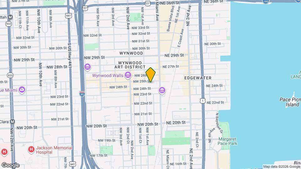 AMLI Wynwood Mapa y Detalles de la Ubicación