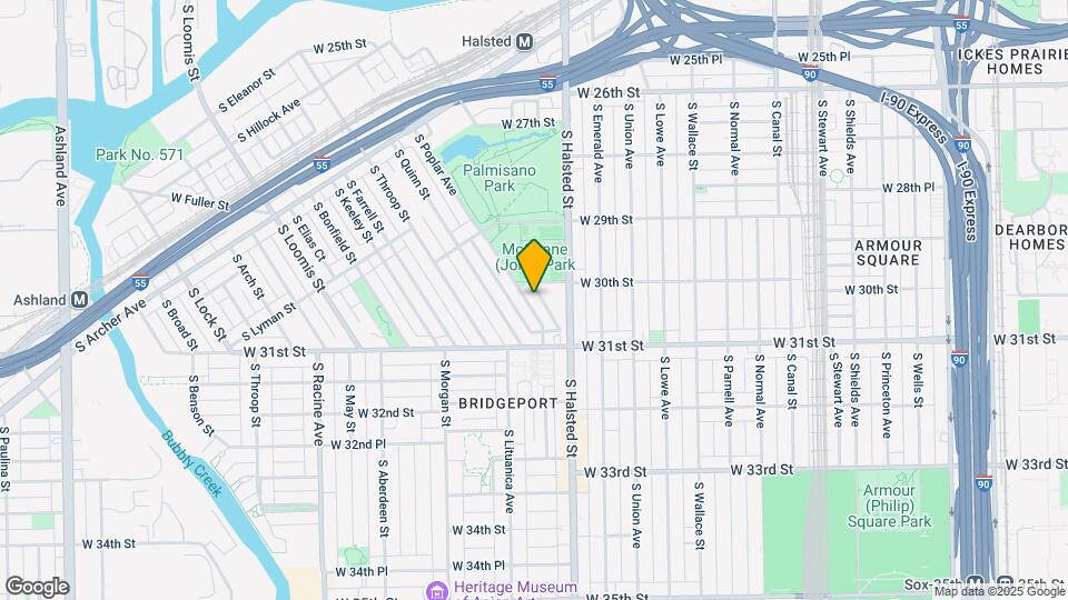 3025 S Poplar Ave Map and Location Details