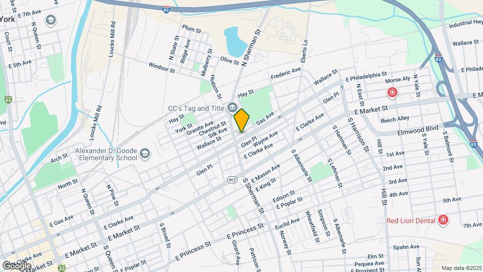 817 E Philadelphia St, Unit 2 Map and Location Details