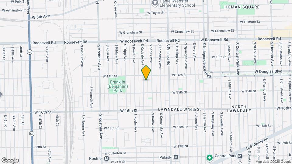 1419 S Kedvale Ave Map and Location Details