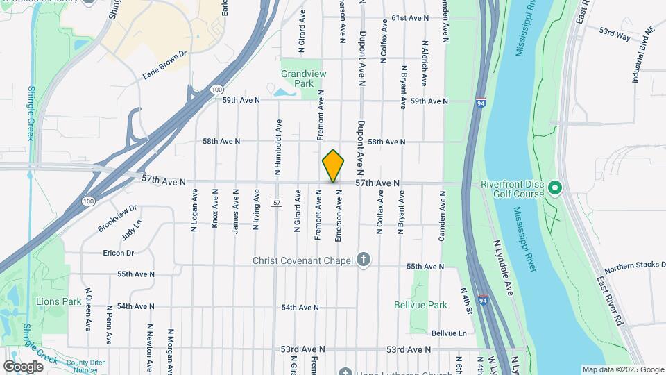 1201 57th Ave N Map and Location Details