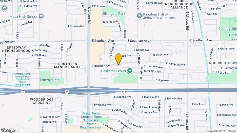 2232 E Harmony Ave Map and Location Details