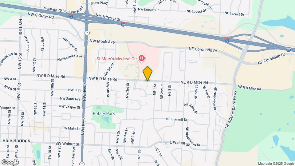 606 NW Valleybrook Rd Map and Location Details