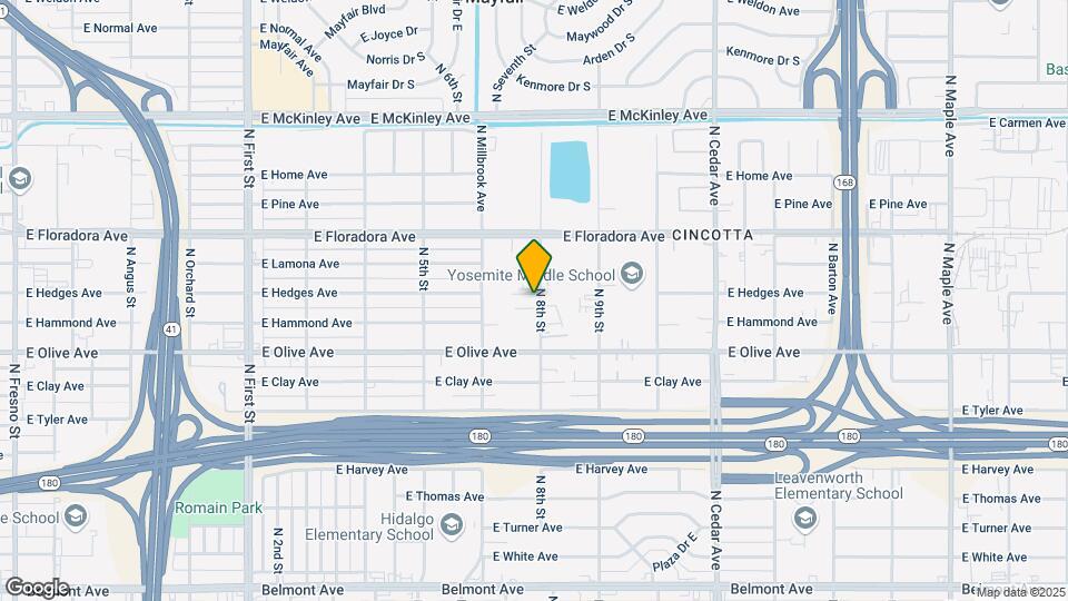 1299 N 8th St Map and Location Details