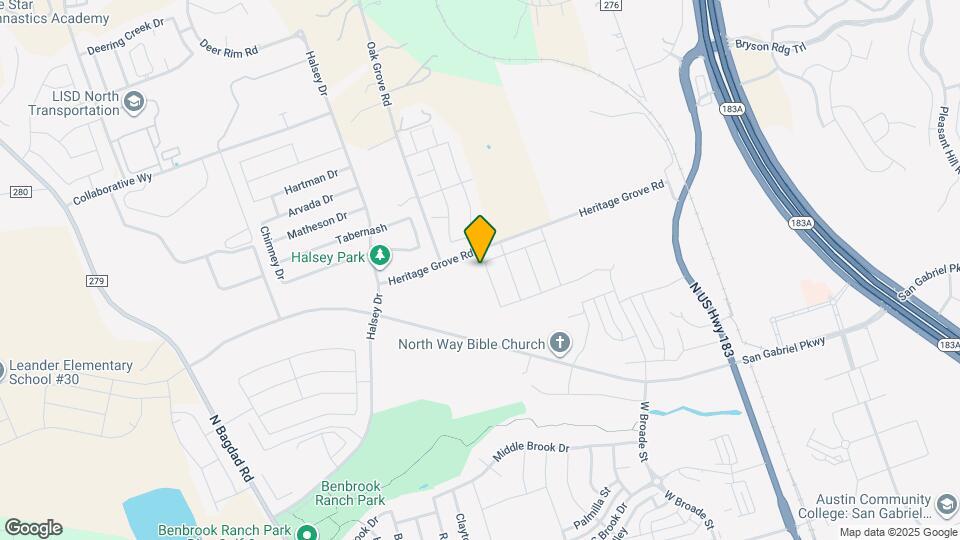 1625 Brimhurst Dr Map and Location Details