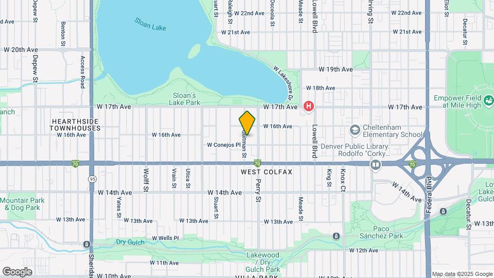 1564 Quitman St Map and Location Details