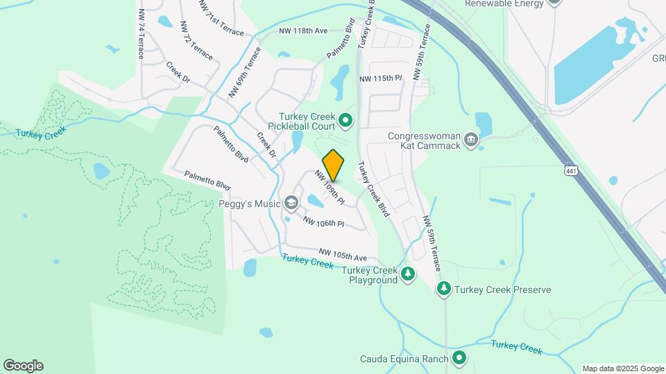 6368 NW 109th Pl Map and Location Details