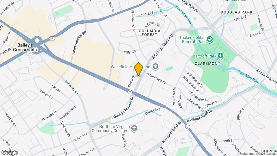 3548 S George Mason Dr Map and Location Details