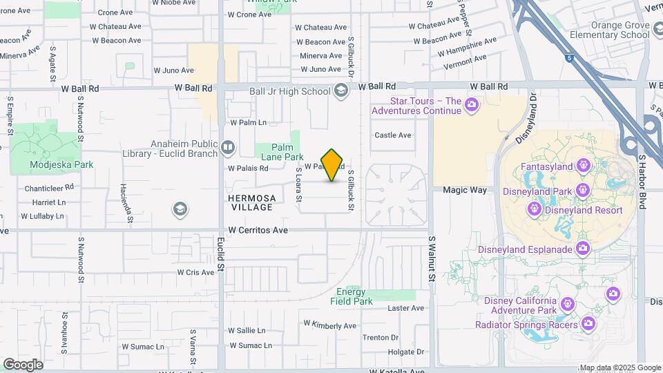 1540 W Chanticleer Rd Map and Location Details