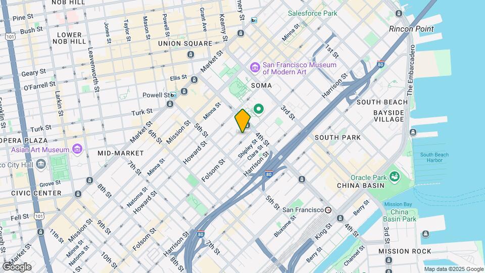 826 Folsom St Map and Location Details