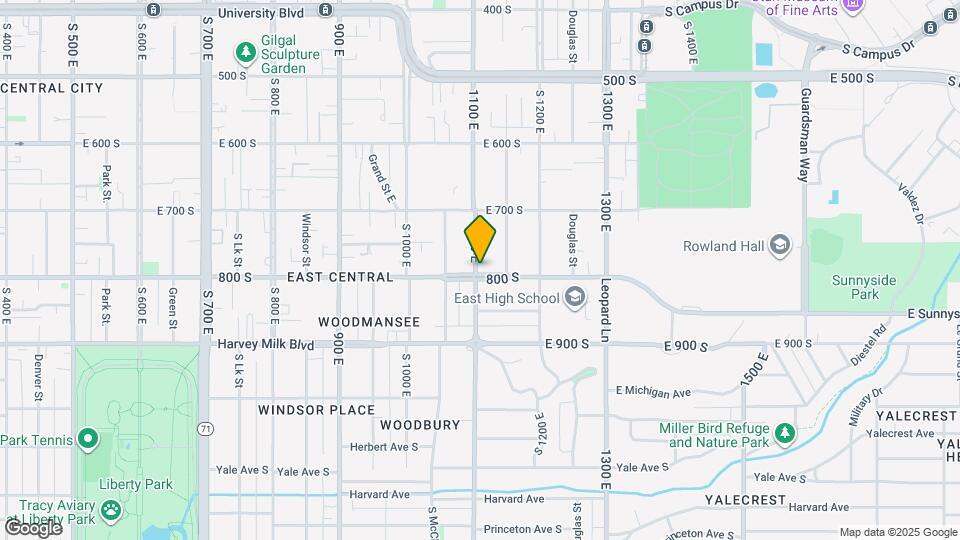 789 S 1100 E Map and Location Details