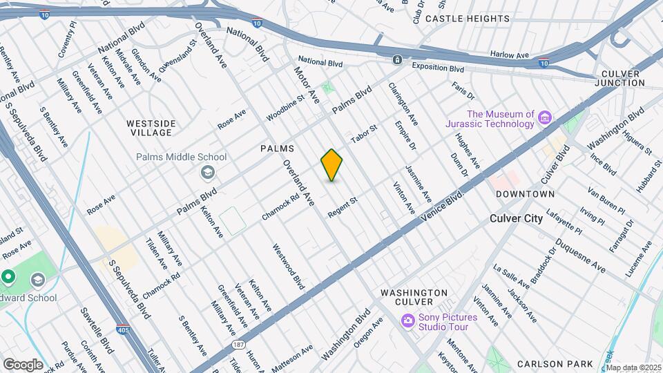 3646 Keystone Ave Mapa y Detalles de la Ubicación