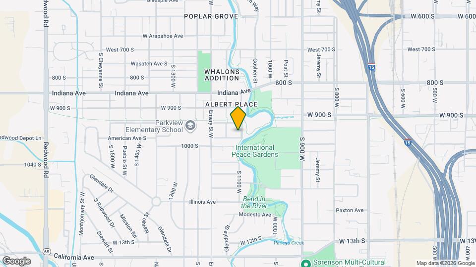 956 S 1100 W Map and Location Details