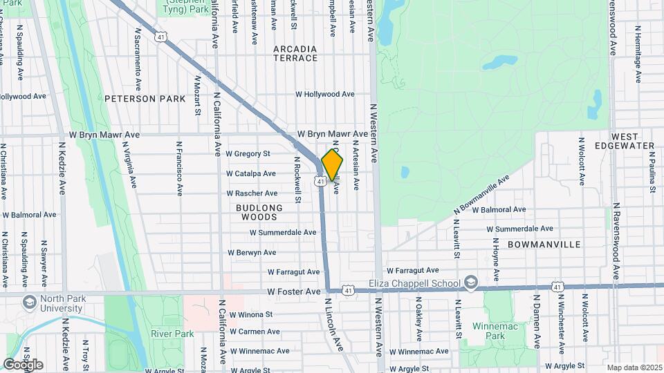 5440 N Campbell Ave, Unit Garden Map and Location Details