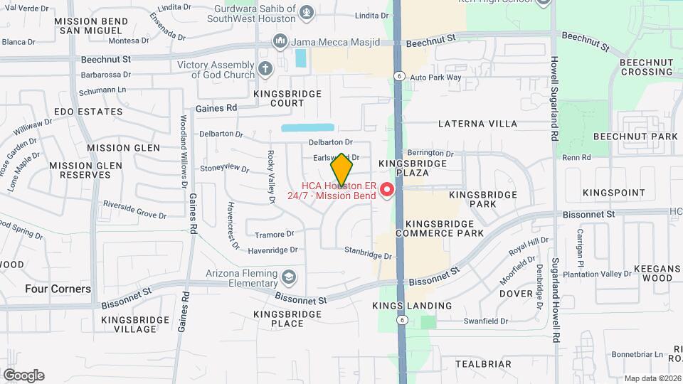 14734 Charlmont Dr Map and Location Details