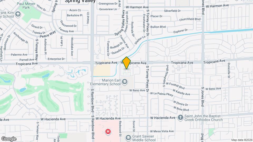 6663 W Tropicana Ave Map and Location Details