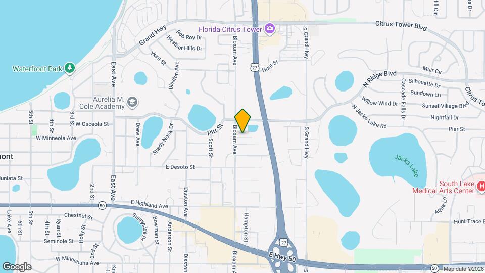 738 E Minneola Ave Map and Location Details
