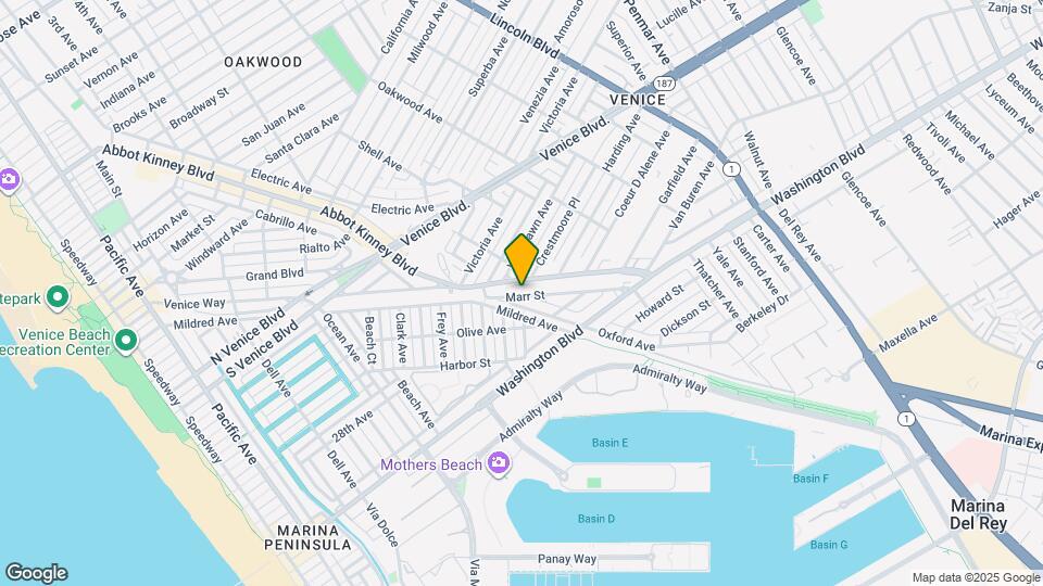 631 Marr St Map and Location Details