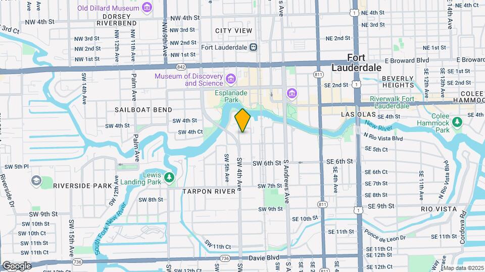 446 SW 4th Ave, Unit 2 Map and Location Details