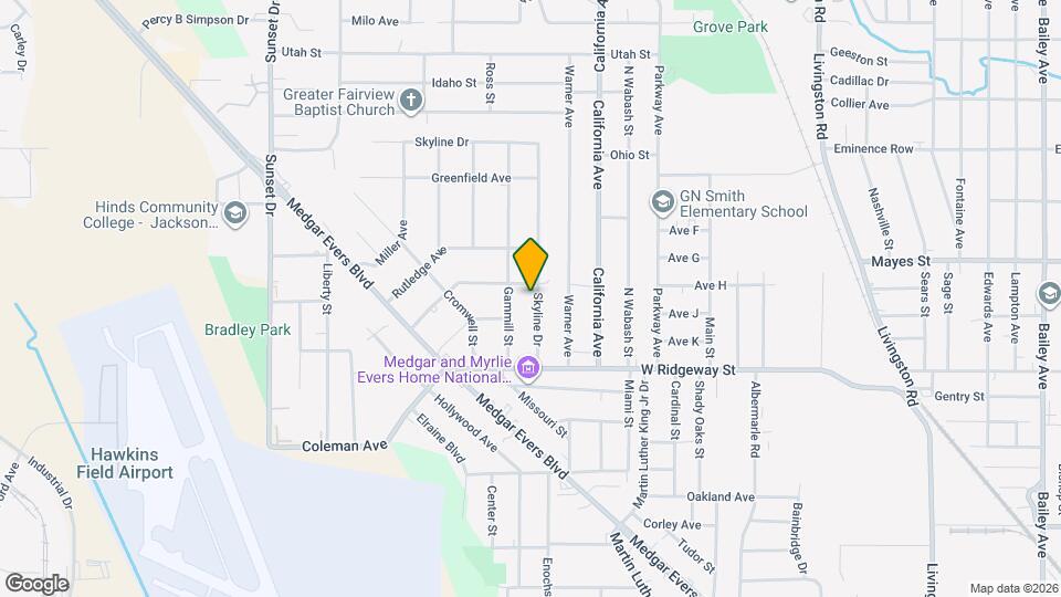 3715 Skyline Dr Map and Location Details